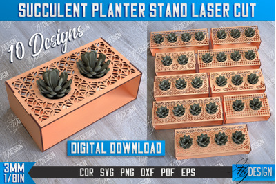 Succulent Planter Stand Bundle | Garden | Home Decor | Flower Holder