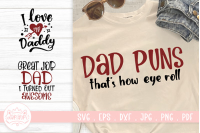 Fathers Day Quotes SVG Cut File