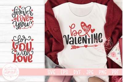 Happy Valentines Quotes SVG Cut File