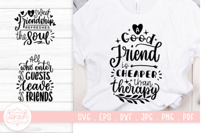 Bestfriend Quotes SVG Cut File