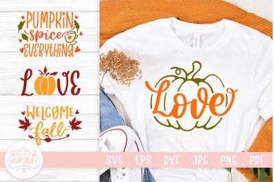 Fall Season Quotes SVG Cut File