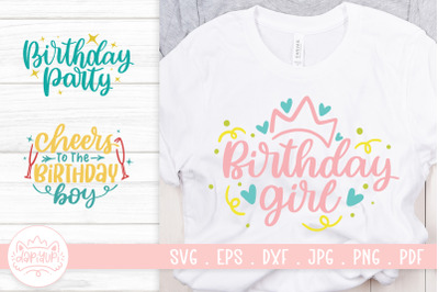 Birthday Quotes SVG Cut File