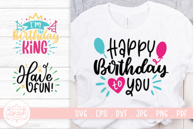 Birthday Quotes SVG Cut File