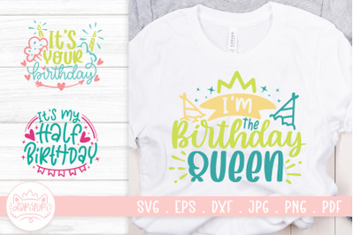 Birthday Quotes SVG Cut File