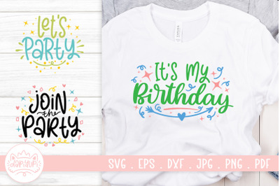 Birthday Quotes SVG Cut File