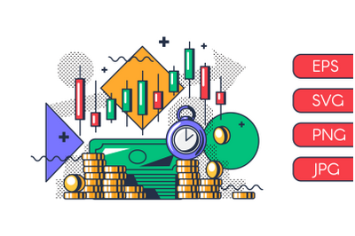 Finance Exchange Trading Concept