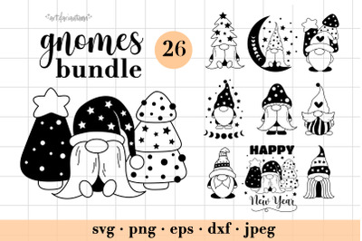 Christmas gnomes svg big bundle