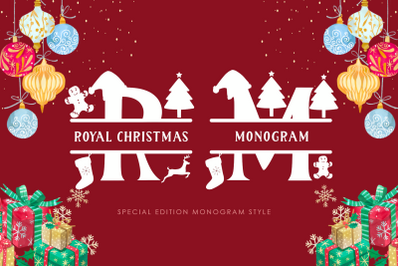 Royal Christmas Monogram