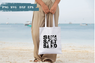 Sun Salt Sand SVG