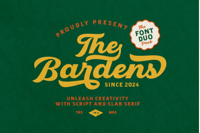 Bardens - Retro Font Duo