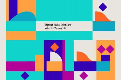 Tajazob - Arabic Color Font