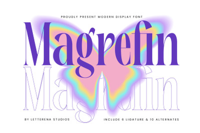 Magrefin - Modern Display Font