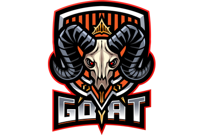 Goat esport mascot logo design