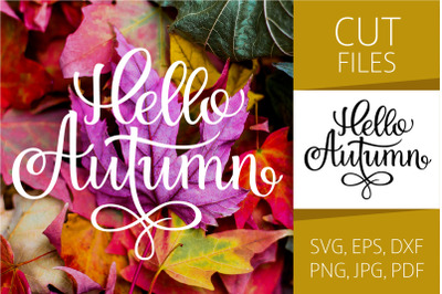 Fall Lettering &quot;Hello Autumn