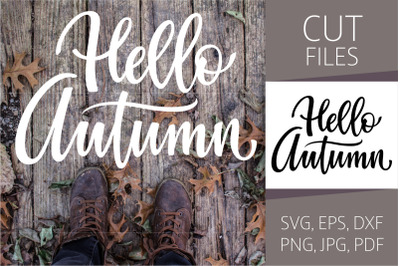 Fall Lettering &quot;Hello Autumn