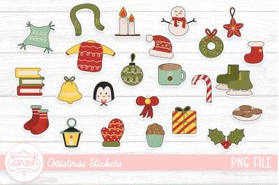 Christmas Sticker Set | Christmas Sticker Bundle