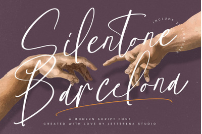 Silentone Barcelona - Modern Script Font