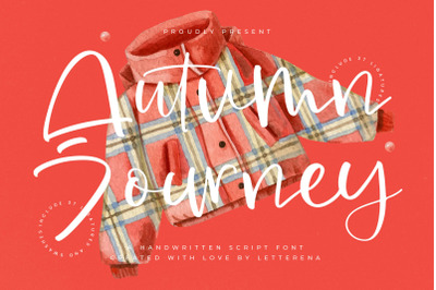 Autumn Journey - Handwritten Script Font