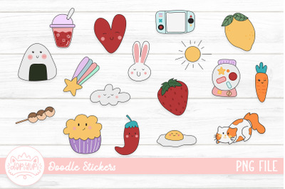 Cute Doodle Sticker Bundle