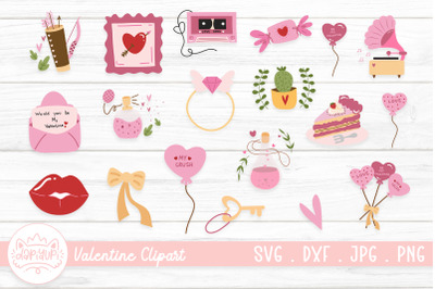 Valentine&#039;s Day Clipart Bundle