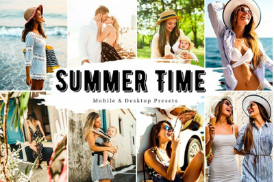 10 Summer Time Mobile Lightroom Presets