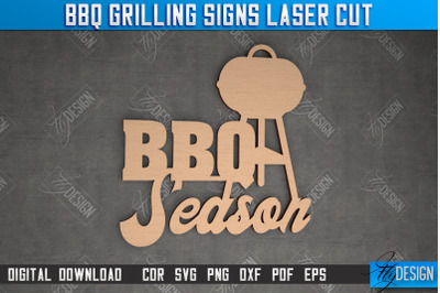 BBQ Grilling Sign | Patio Sign | Wall Signboard | Kitchen Dcor | CNC F