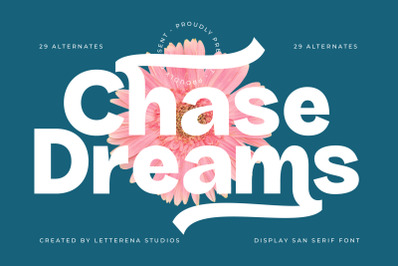 Chase Dreams - Display Sans Serif Font