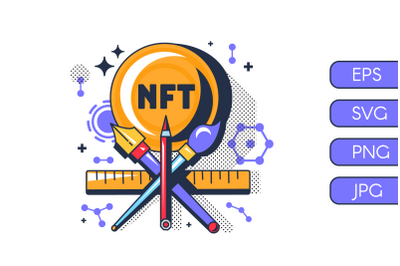 Cool NFT Art Illustration