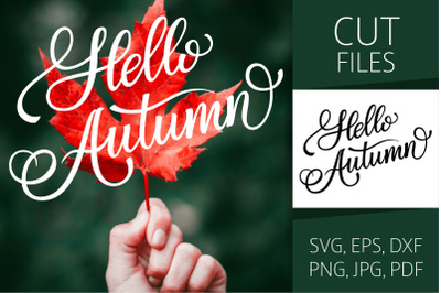 Fall Lettering &quot;Hello Autumn