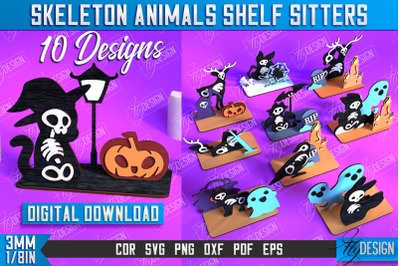 Skeleton Shelf Sitters Bundle | Halloween Skeleton | Little Monsters