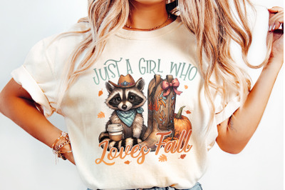 Just a Girl who Loves Fall, Pumpkin Spice Png, Autumn Png, Trendy Fall Png, Fall Coquette Png, Cute Fall Pngs, Fall Sublimation, Fall Png