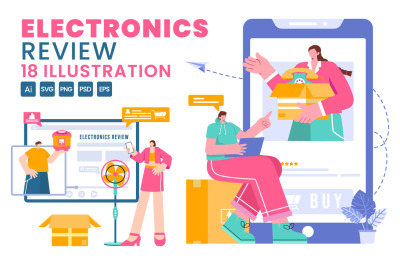 18 Electronics Review Illustration