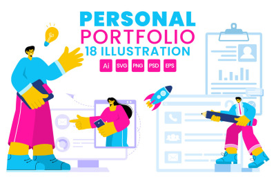 18 Personal Portfolio Illustration