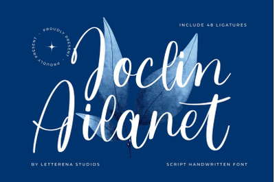 Joclin Ailanet - Script Handwritten Font