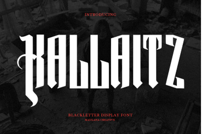 Kallaitz Blackletter Display Font
