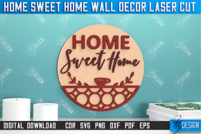 Home Sweet Home Wall Dcor | Happy Place | Housewarming Gift|Wall Sign