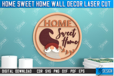 Home Sweet Home Wall Dcor | Happy Place | Housewarming Gift|Wall Sign