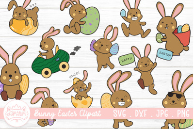 Bunny Easter Clipart Bundle
