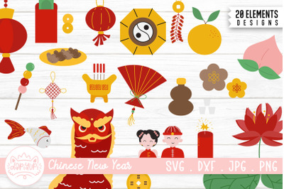 Chinese New Year Clipart Bundle | Lunar New Year