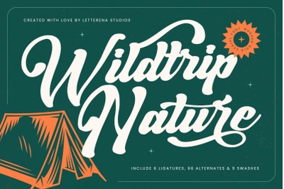 Wildtrip Nature - Modern Bold Script