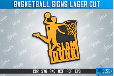 Basketball Sign | Sports Sign | Gift Idea | Laser Cut Wooden Shape