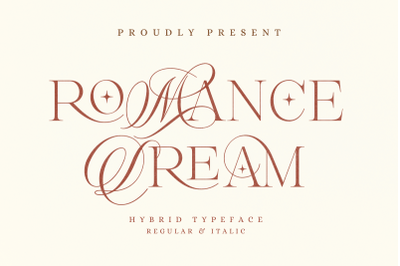 Romance Dream - Hybrid Font