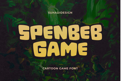 Spenbeb Game Cartoon Font