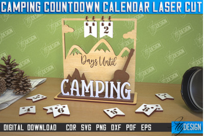 Camping Countdown Calendar | 3D Calendar | Camping Vibes