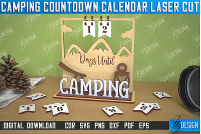Camping Countdown Calendar | 3D Calendar | Camping Vibes