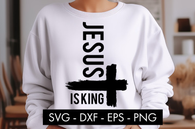 Jesus Is King SVG PNG Sublimation