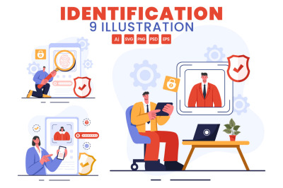 9 Identification Card Illustration