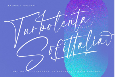 Turbolenta Sofittalia - Modern Calligraphy Font