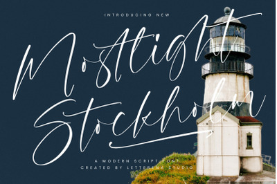 Mostlight Stockholm - Modern Script Font