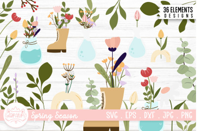 Gardening Clipart Bundle | Spring SVG Bundle